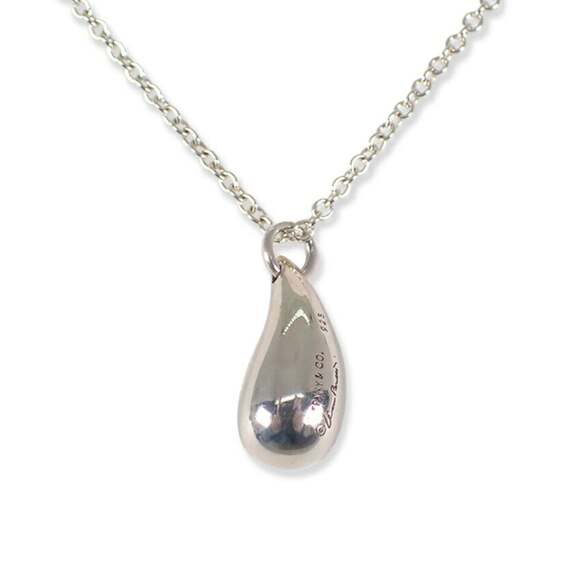 TIFFANY 925 teardrop pendant necklace